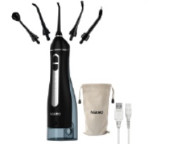 AGARO Ultra Oral Irrigator 300ml Black 5 Tips (Item No. 34372)