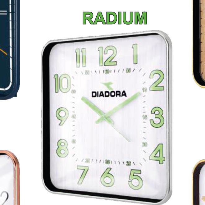 Right Delux Wall Clock (Acrylic Dome Glass) Model 55