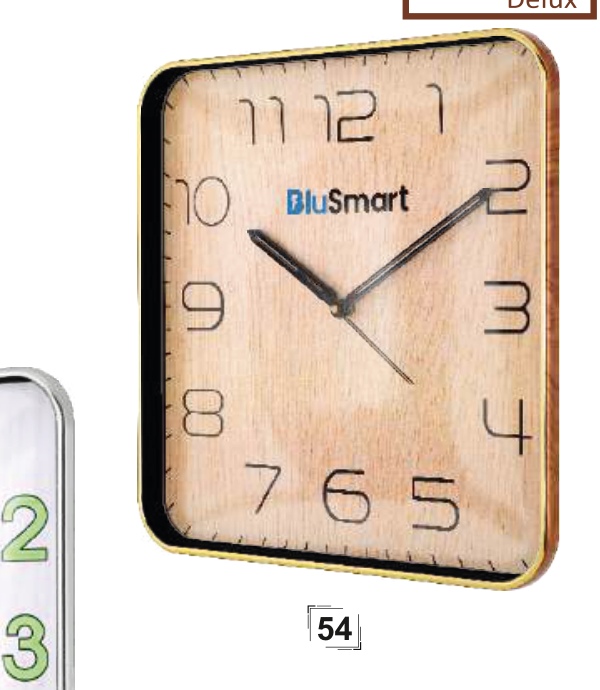 Right Delux Wall Clock (Acrylic Dome Glass) Model 54