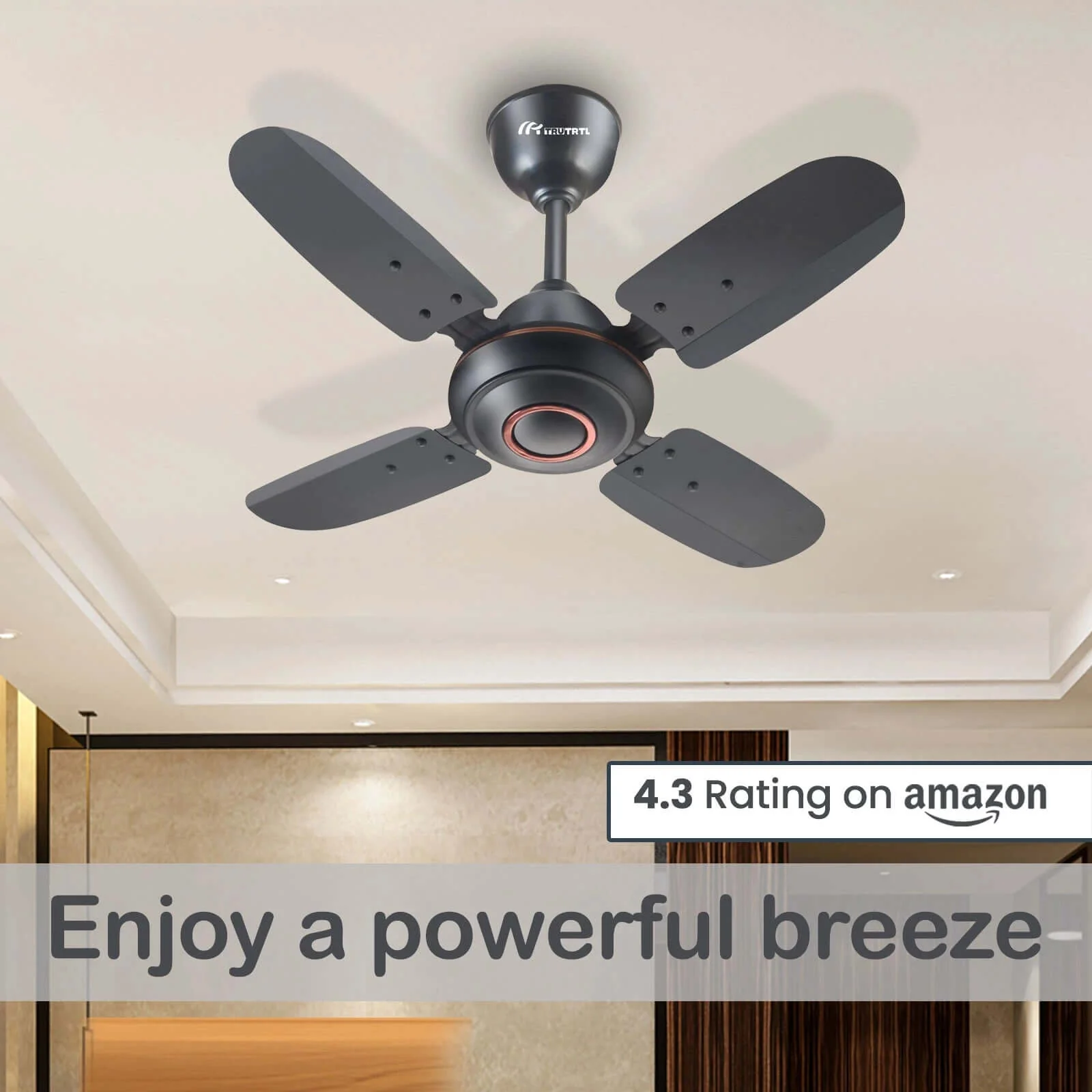 truTRTL Wave Ceiling Fan | 600 mm (24 inch)