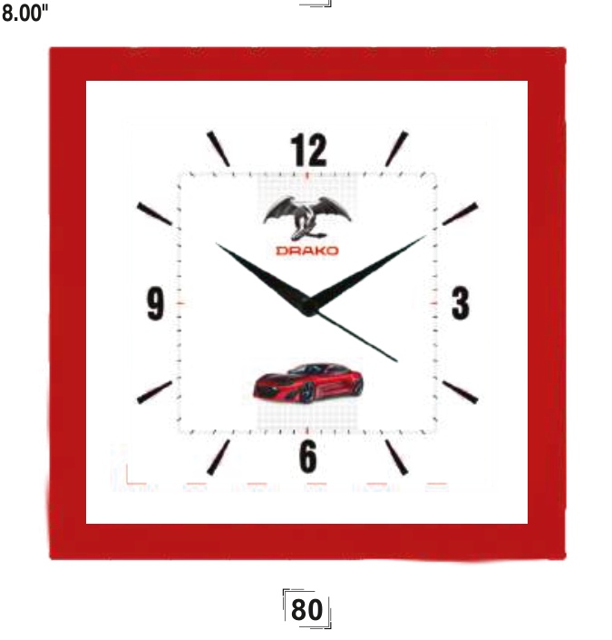 Right Delux Wall Clock Model 80