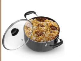 AGARO Elegant Non Stick Biryani Pot 26 cm (5.5L) (Item No. 34289)