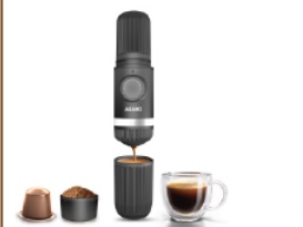 AGARO Elite Hand Press Portable Espresso Maker (Item No. 34564)