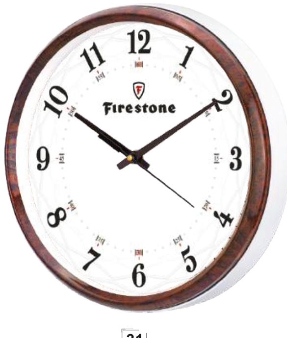 Right Delux Wall Clock Model 31